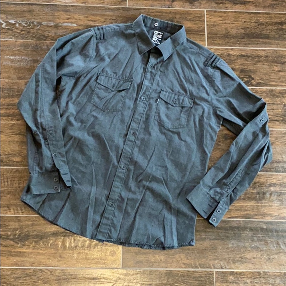 BILLABONG Large Button Front Shirt